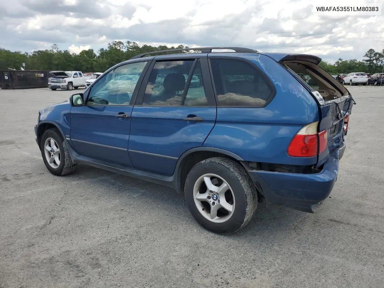 2001 BMW X5 3.0I VIN: WBAFA53551LM80383 Lot: 59866025