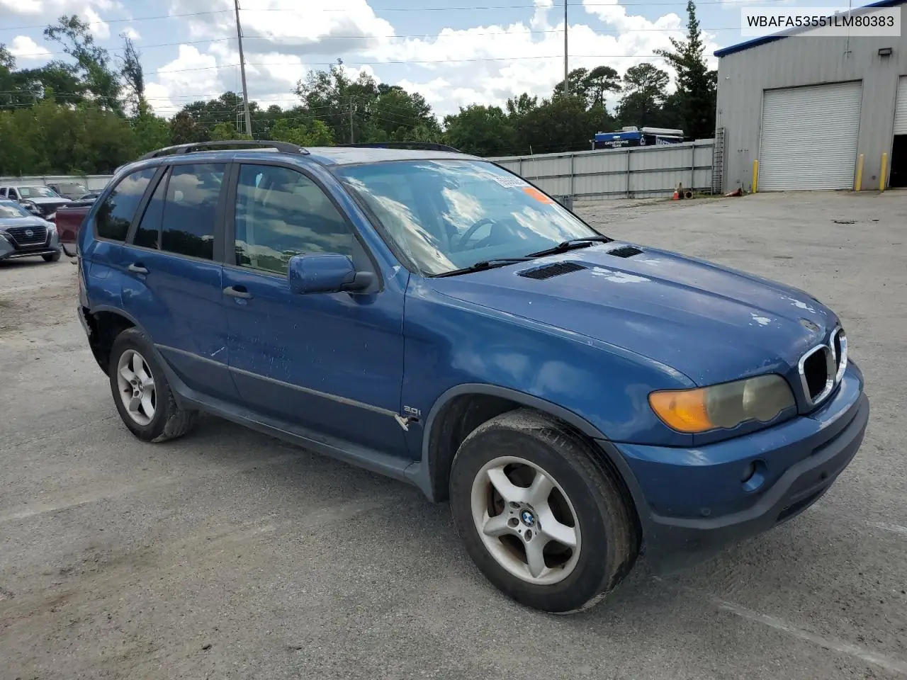 2001 BMW X5 3.0I VIN: WBAFA53551LM80383 Lot: 59866025