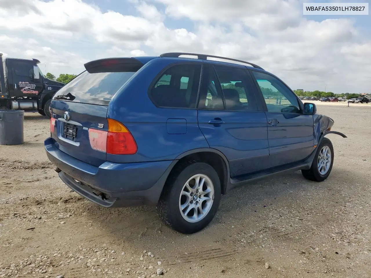 2001 BMW X5 3.0I VIN: WBAFA53501LH78827 Lot: 60916235