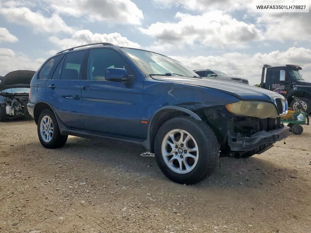 2001 BMW X5 3.0I VIN: WBAFA53501LH78827 Lot: 60916235