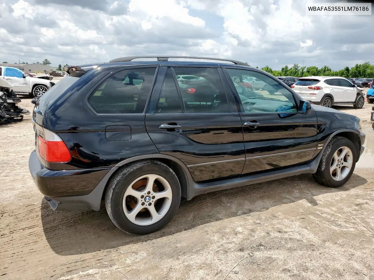 2001 BMW X5 3.0I VIN: WBAFA53551LM76186 Lot: 61207835