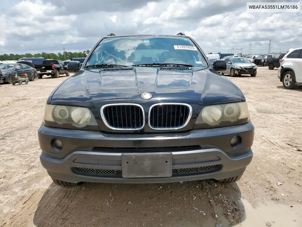2001 BMW X5 3.0I VIN: WBAFA53551LM76186 Lot: 61207835