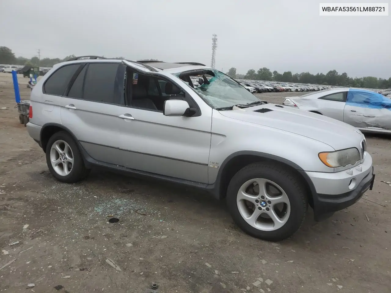 2001 BMW X5 3.0I VIN: WBAFA53561LM88721 Lot: 62694285