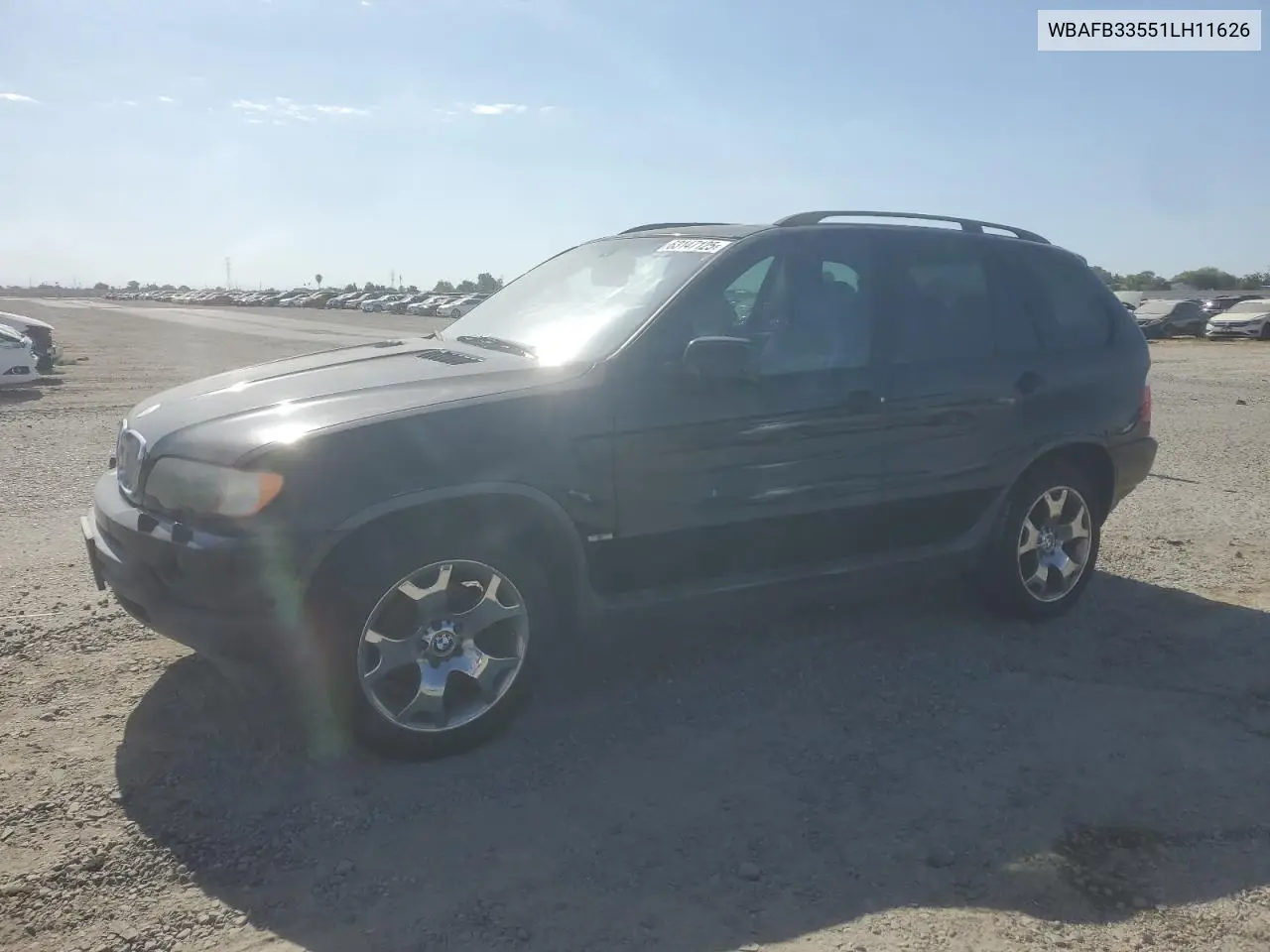 2001 BMW X5 4.4I VIN: WBAFB33551LH11626 Lot: 63147125
