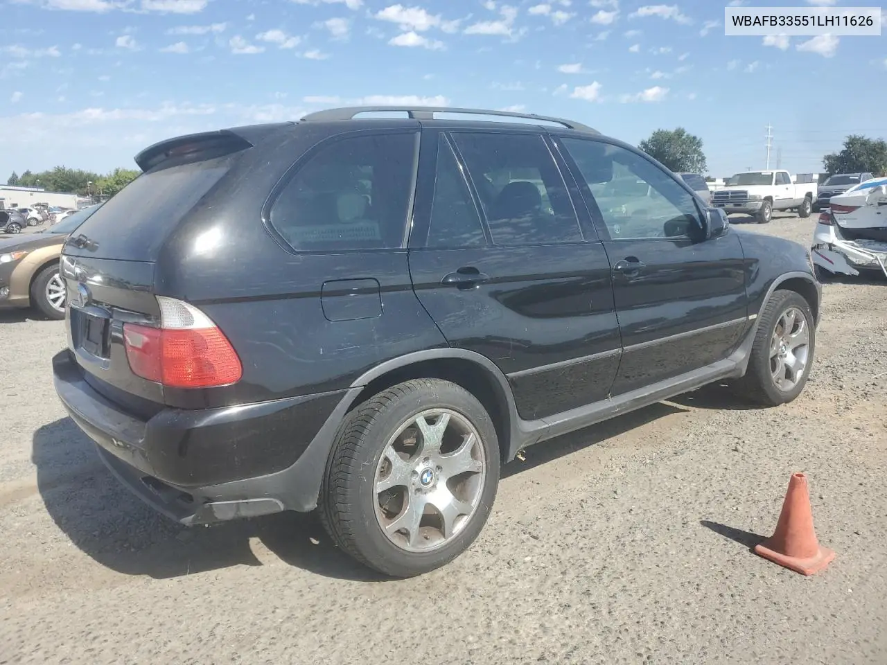 2001 BMW X5 4.4I VIN: WBAFB33551LH11626 Lot: 63147125