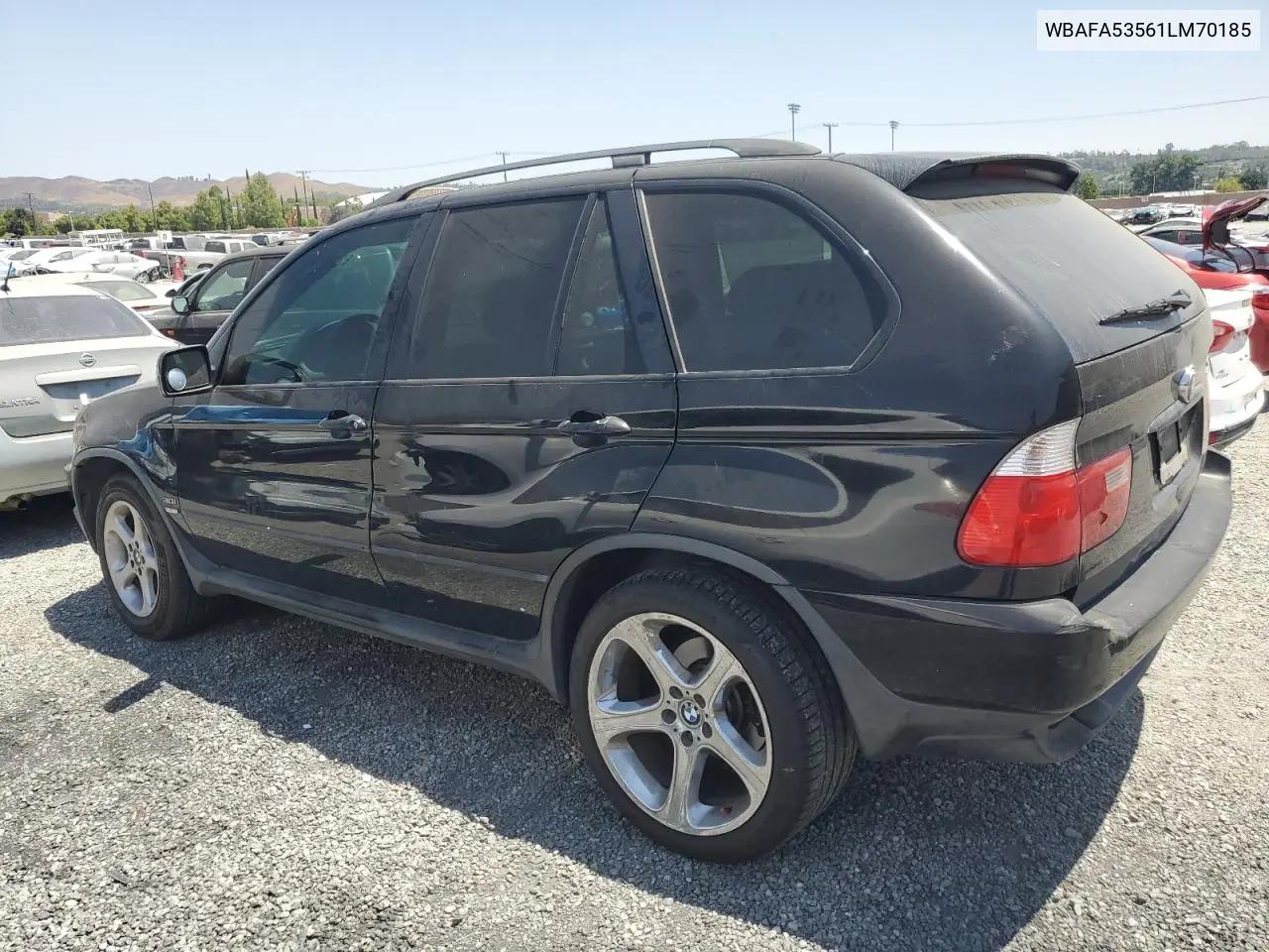 2001 BMW X5 3.0I VIN: WBAFA53561LM70185 Lot: 63655025