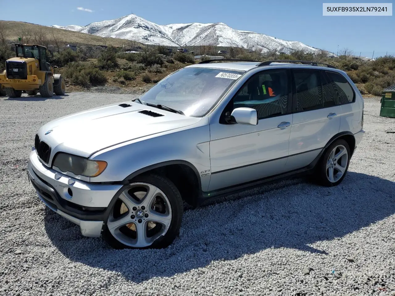 2002 BMW X5 4.6Is VIN: 5UXFB935X2LN79241 Lot: 50576555