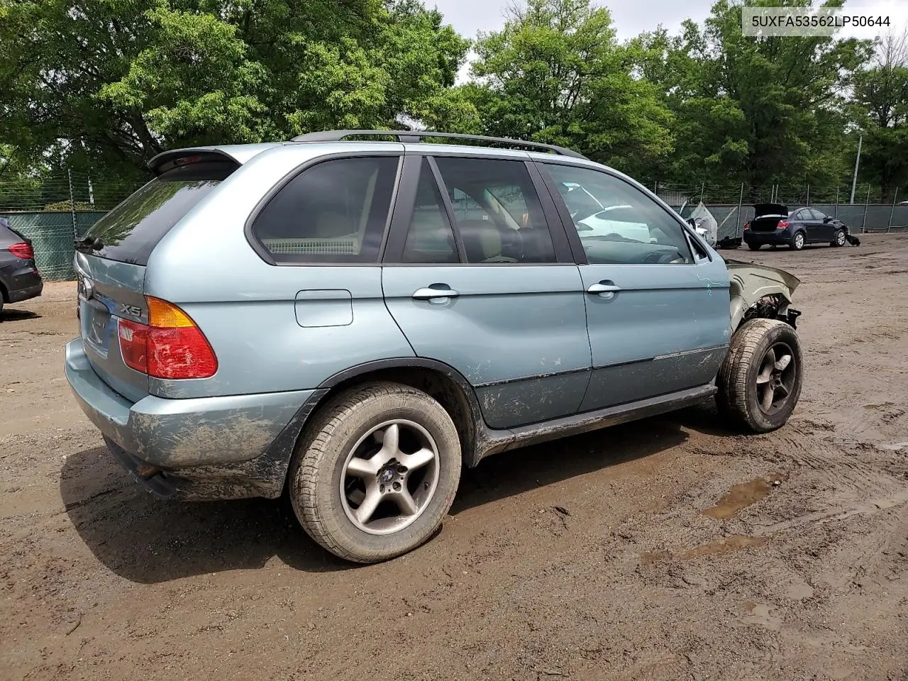 2002 BMW X5 3.0I VIN: 5UXFA53562LP50644 Lot: 61620445