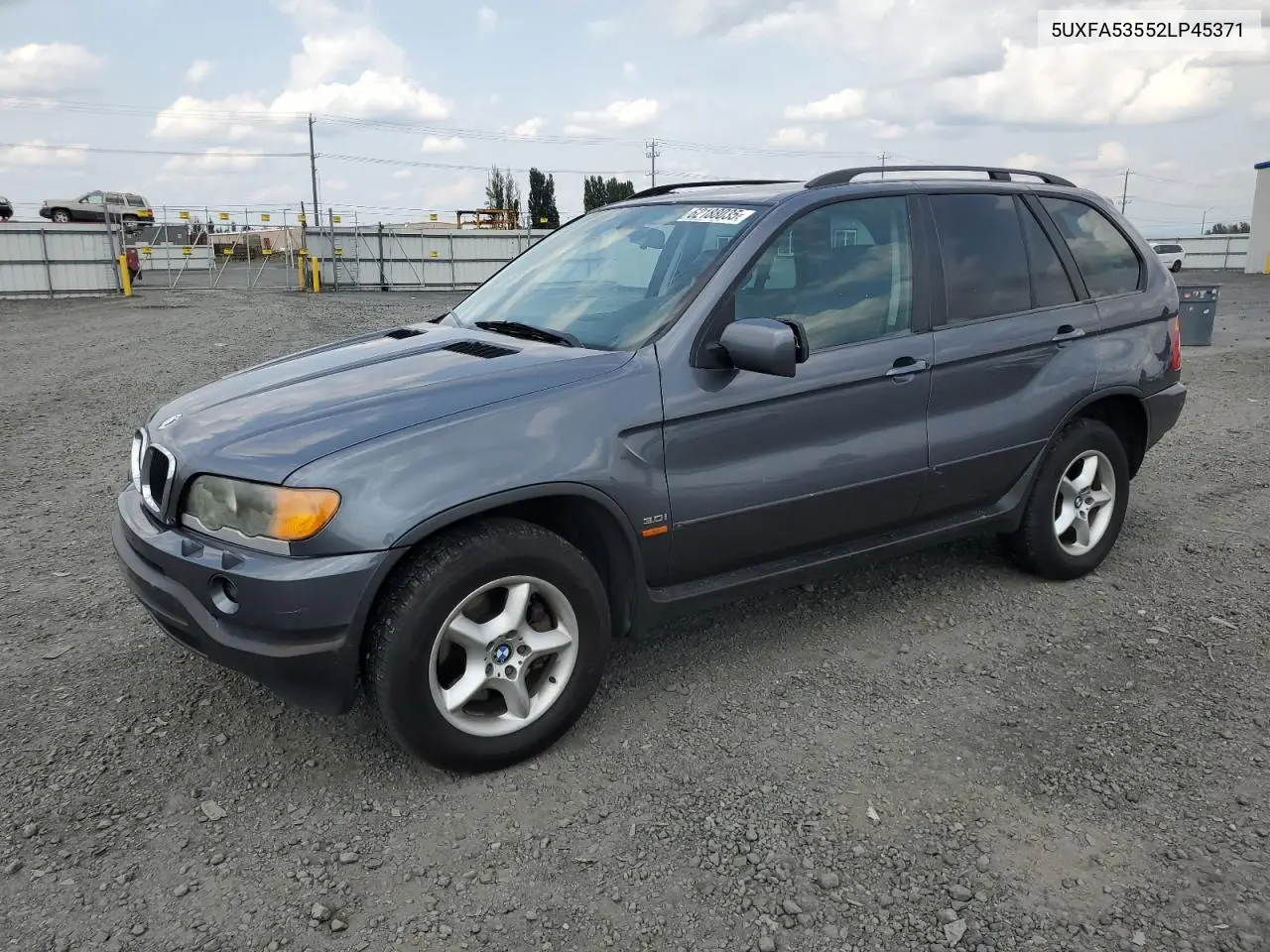 2002 BMW X5 3.0I VIN: 5UXFA53552LP45371 Lot: 62188035
