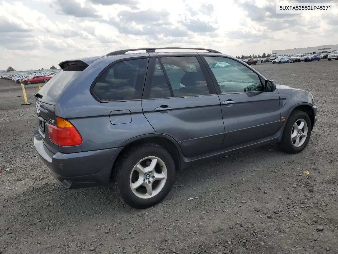 2002 BMW X5 3.0I VIN: 5UXFA53552LP45371 Lot: 62188035