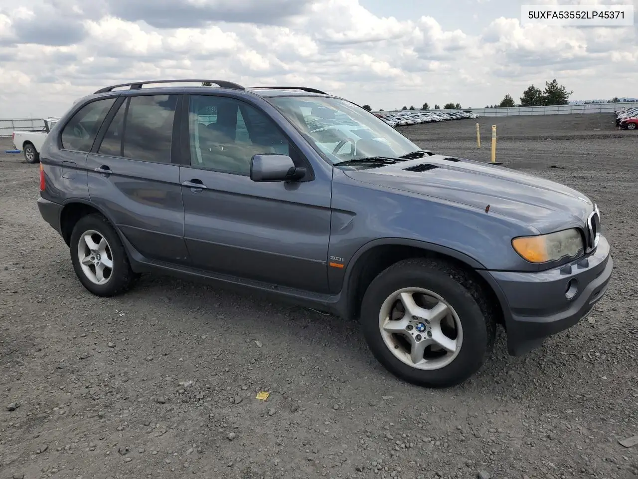 2002 BMW X5 3.0I VIN: 5UXFA53552LP45371 Lot: 62188035