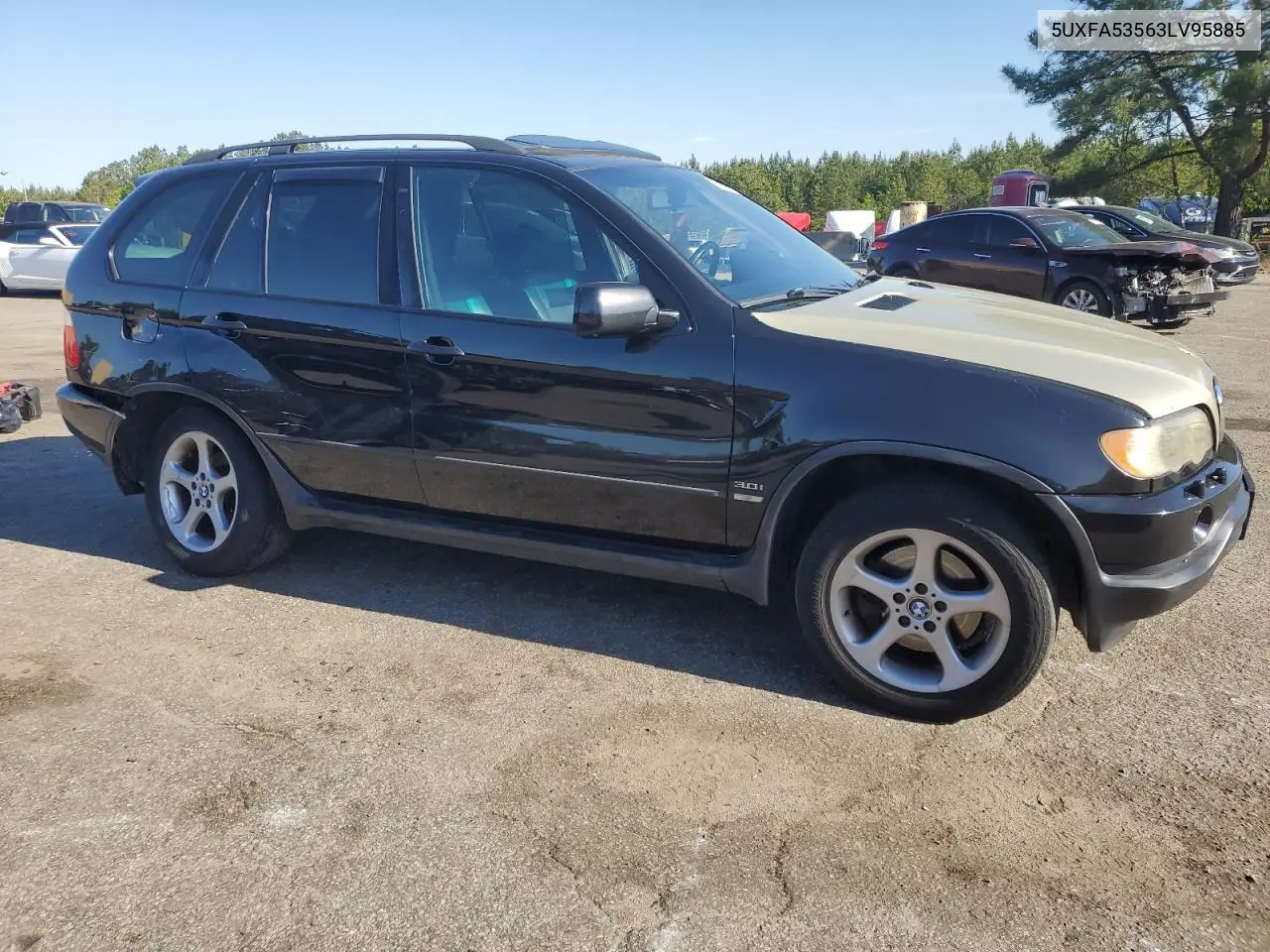 2003 BMW X5 3.0I VIN: 5UXFA53563LV95885 Lot: 52651435