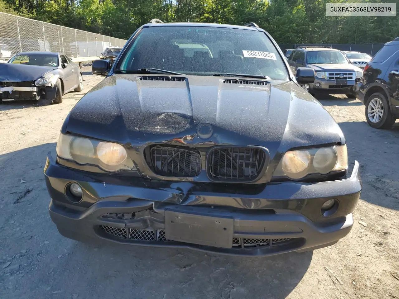 2003 BMW X5 3.0I VIN: 5UXFA53563LV98219 Lot: 56031065