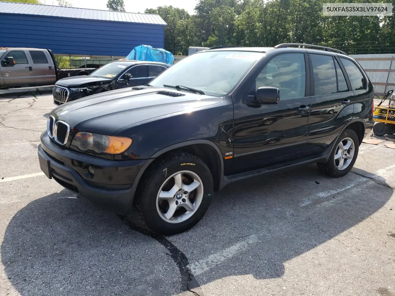 2003 BMW X5 3.0I VIN: 5UXFA535X3LV97624 Lot: 58056535