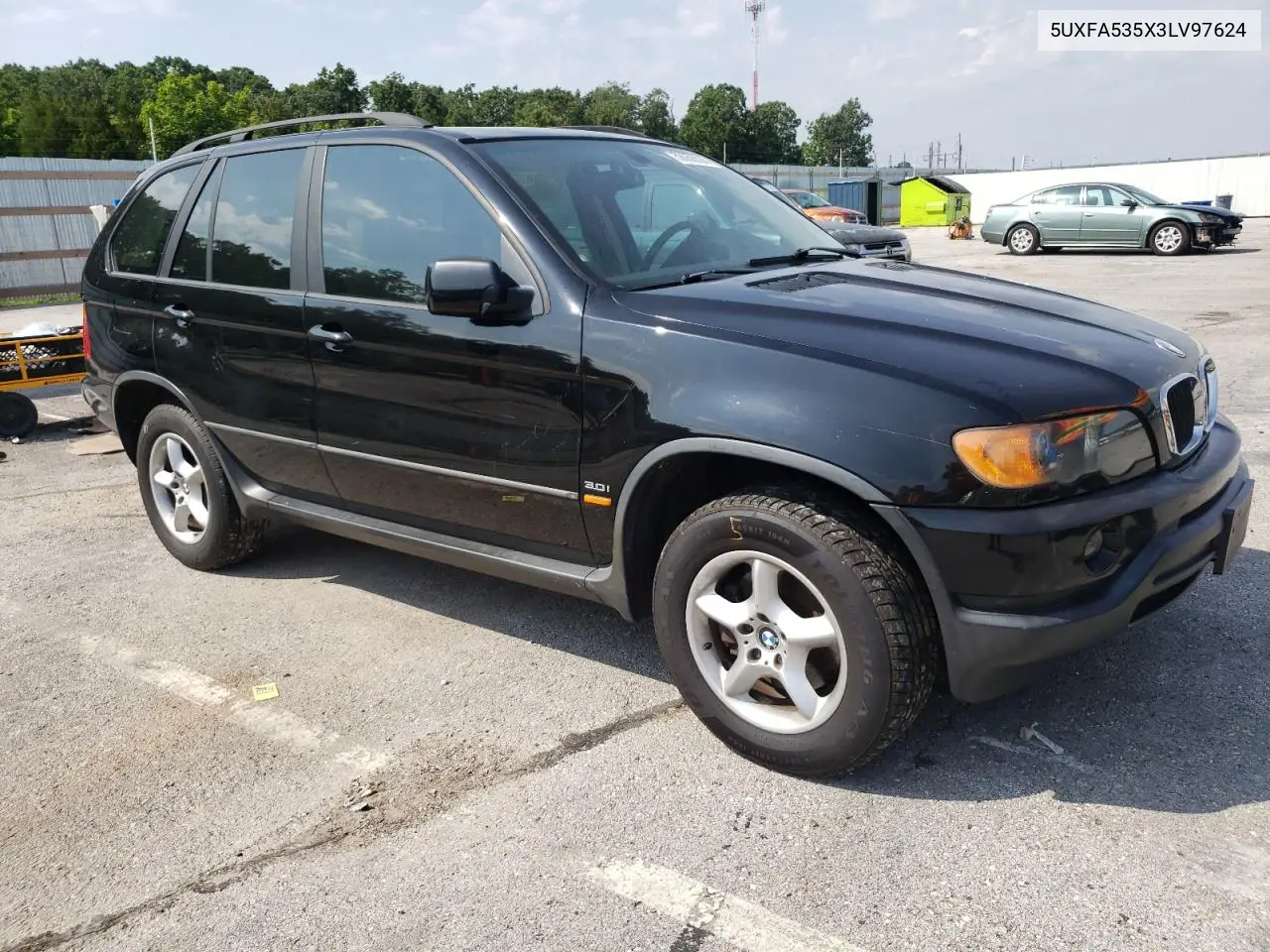2003 BMW X5 3.0I VIN: 5UXFA535X3LV97624 Lot: 58056535