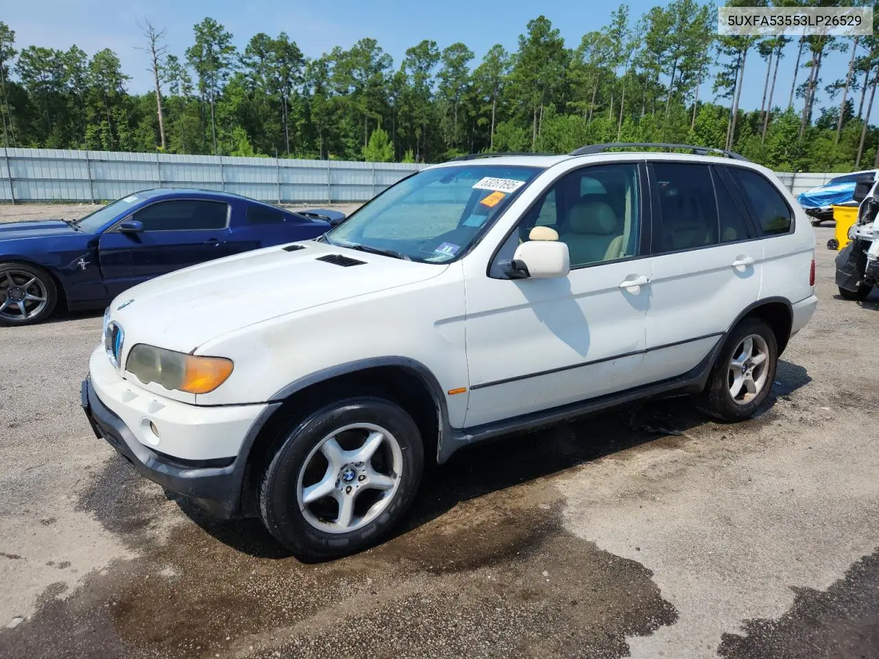 2003 BMW X5 3.0I VIN: 5UXFA53553LP26529 Lot: 63267695
