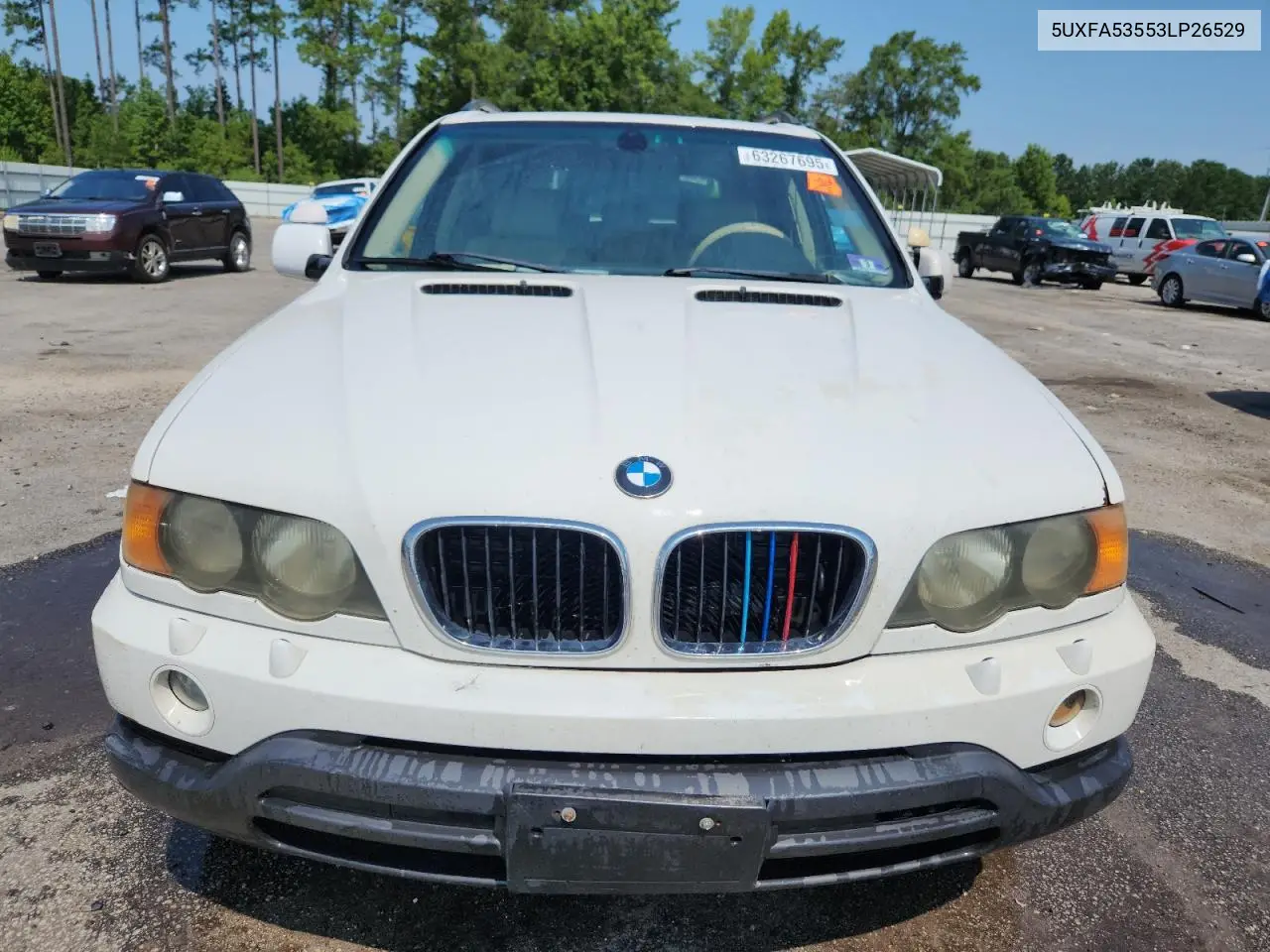 2003 BMW X5 3.0I VIN: 5UXFA53553LP26529 Lot: 63267695