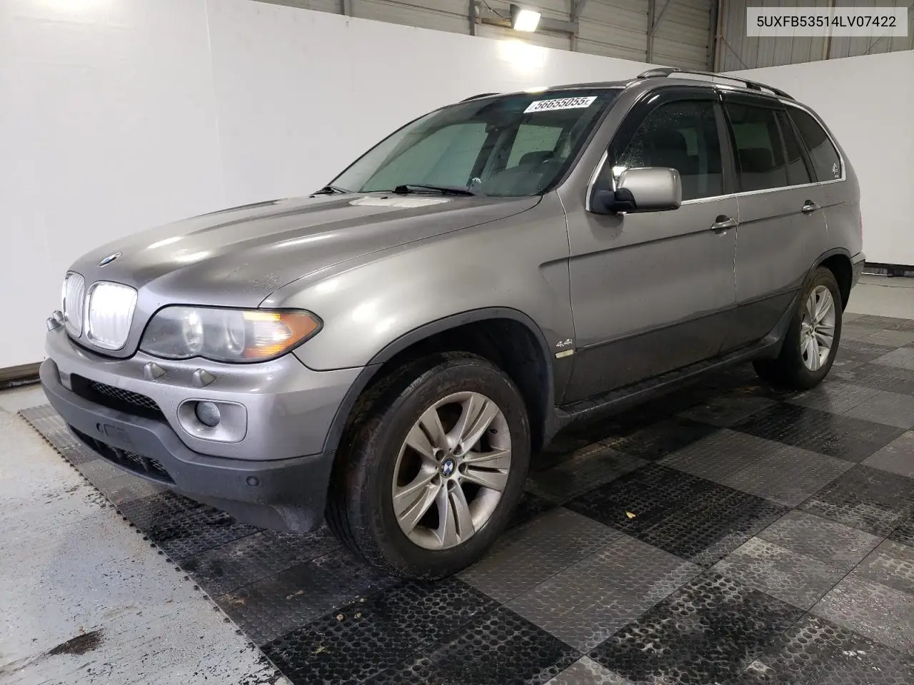 2004 BMW X5 4.4I VIN: 5UXFB53514LV07422 Lot: 56655055