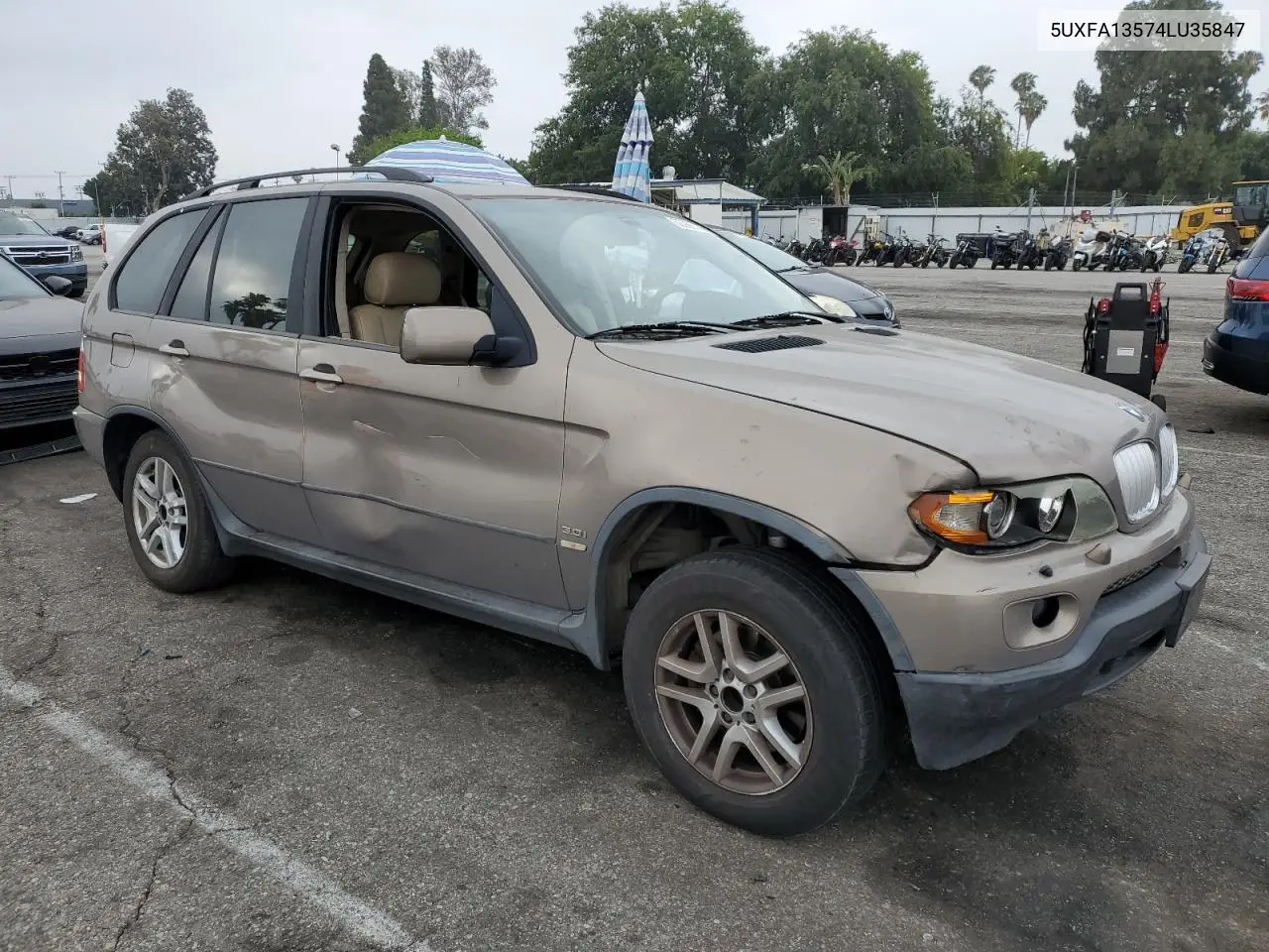 2004 BMW X5 3.0I VIN: 5UXFA13574LU35847 Lot: 60928145