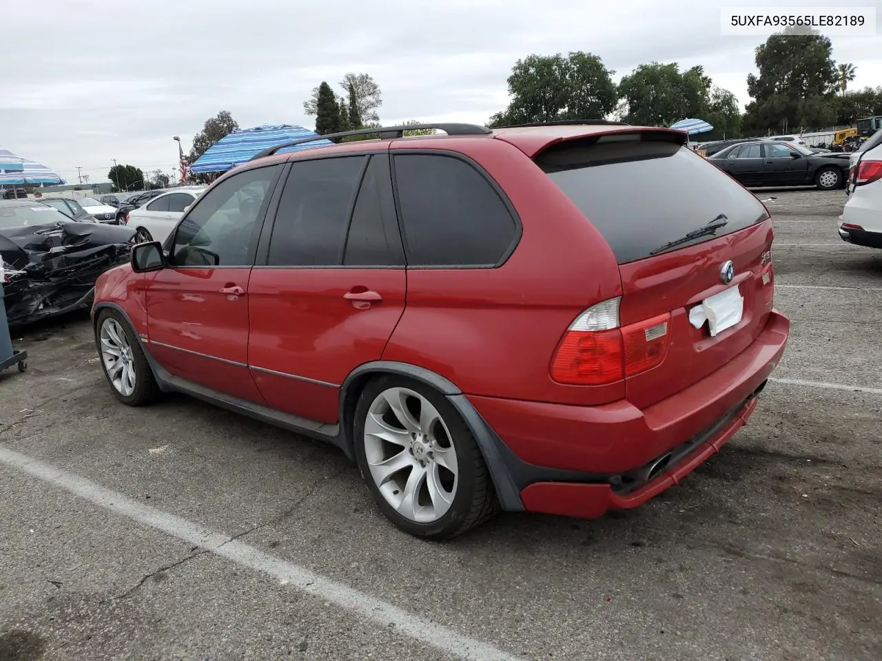 2005 BMW X5 4.8Is VIN: 5UXFA93565LE82189 Lot: 53536985