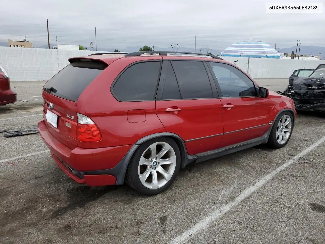 2005 BMW X5 4.8Is VIN: 5UXFA93565LE82189 Lot: 53536985