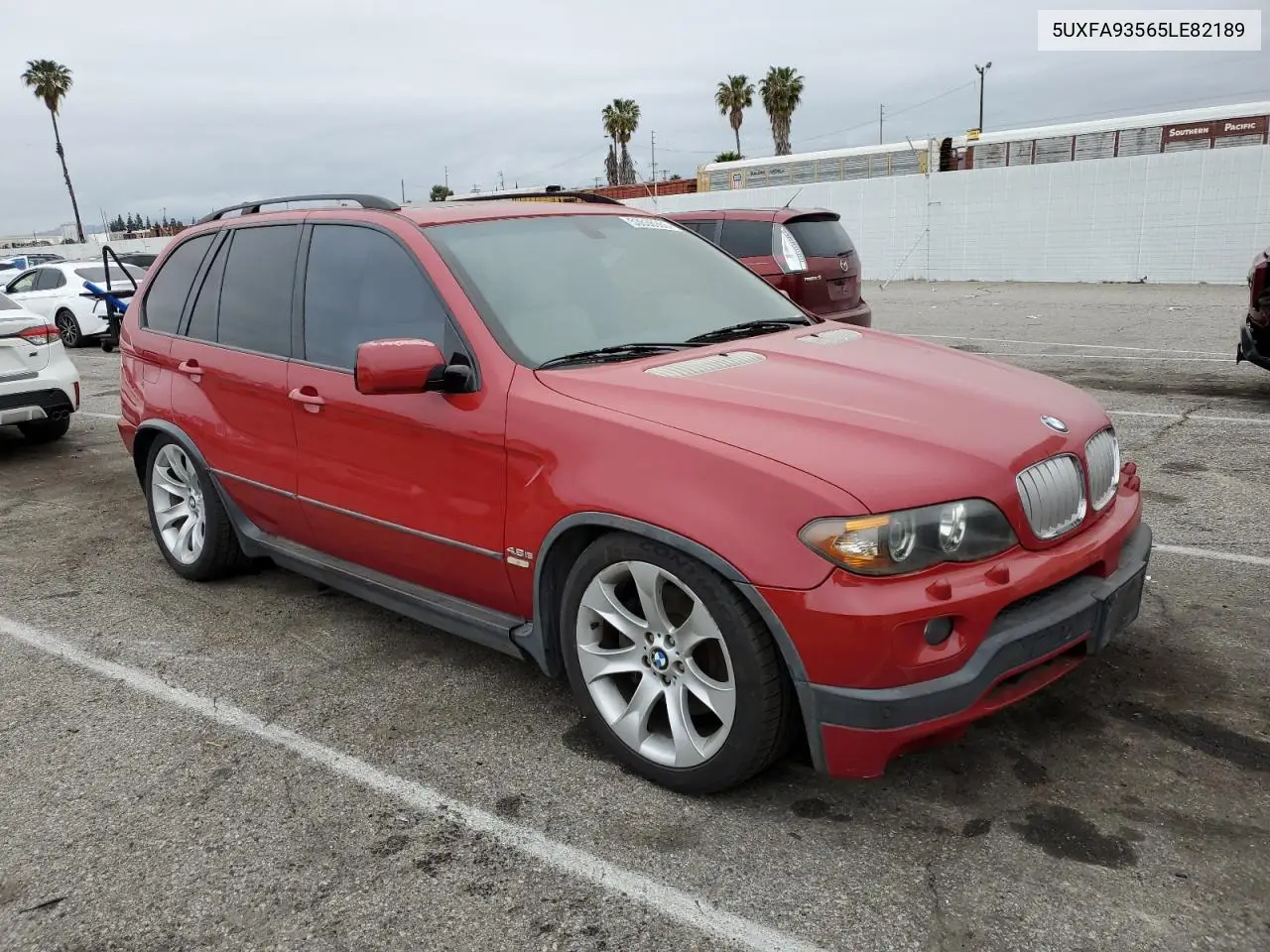 2005 BMW X5 4.8Is VIN: 5UXFA93565LE82189 Lot: 53536985