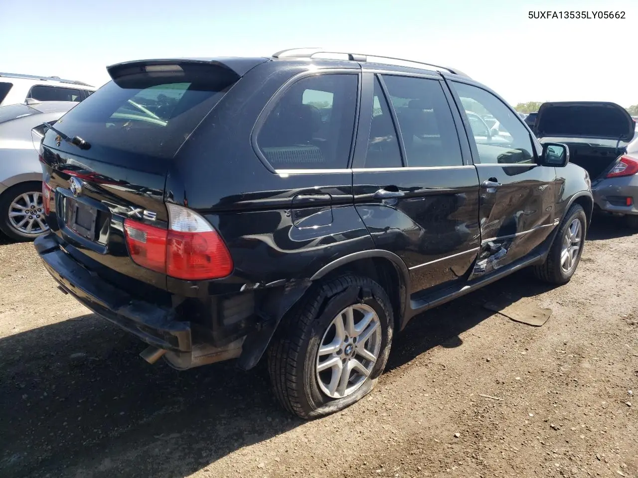 2005 BMW X5 3.0I VIN: 5UXFA13535LY05662 Lot: 57187705