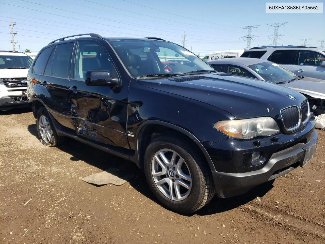 2005 BMW X5 3.0I VIN: 5UXFA13535LY05662 Lot: 57187705