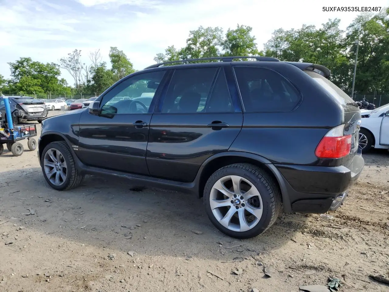 2005 BMW X5 4.8Is VIN: 5UXFA93535LE82487 Lot: 58547495