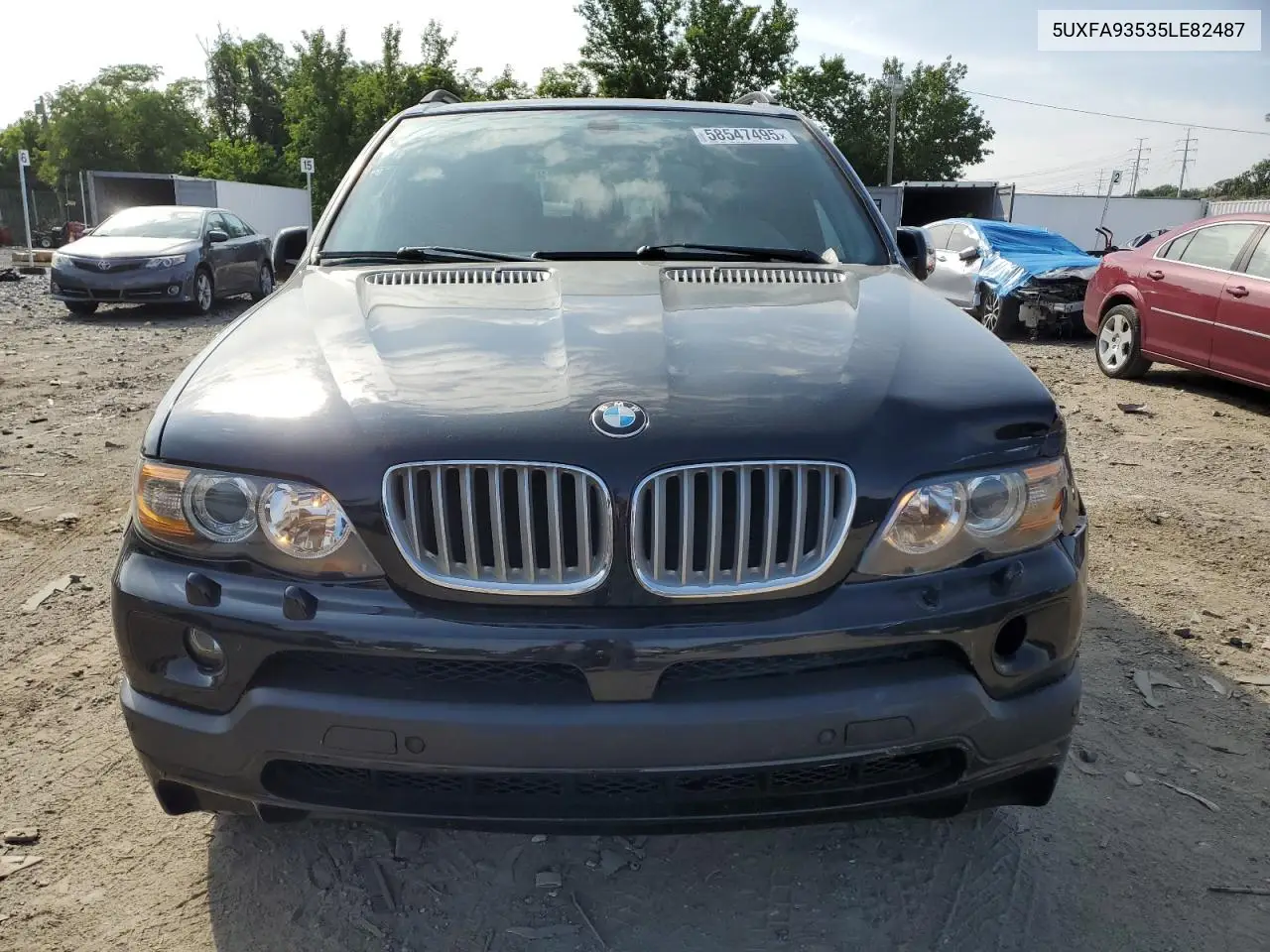 2005 BMW X5 4.8Is VIN: 5UXFA93535LE82487 Lot: 58547495