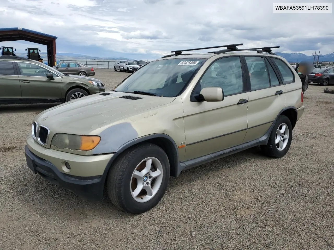 2005 BMW X5 3.0I VIN: WBAFA53591LH78390 Lot: 62953835