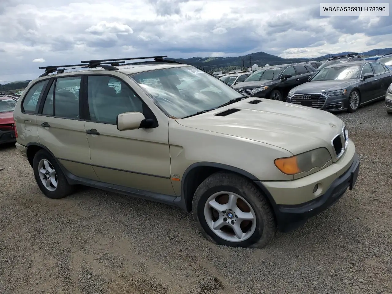 2005 BMW X5 3.0I VIN: WBAFA53591LH78390 Lot: 62953835