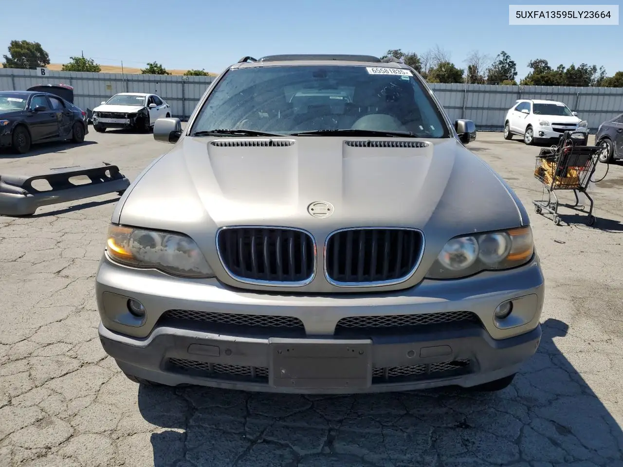 2005 BMW X5 3.0I VIN: 5UXFA13595LY23664 Lot: 65581835