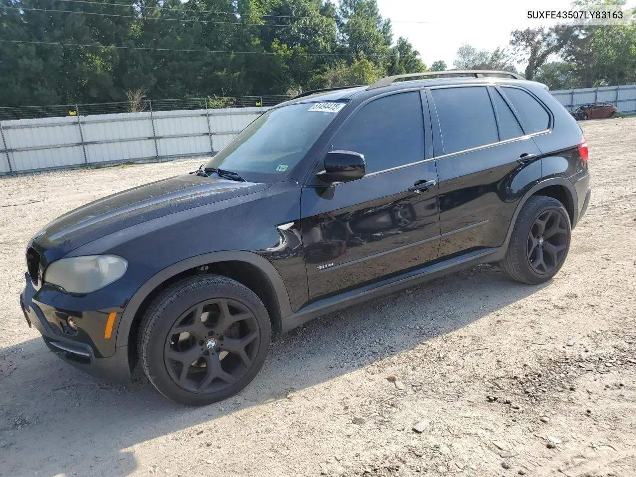 2007 BMW X5 3.0I VIN: 5UXFE43507LY83163 Lot: 61494415