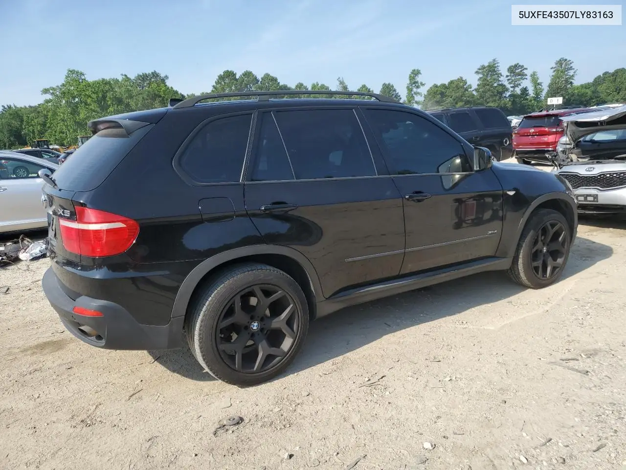 2007 BMW X5 3.0I VIN: 5UXFE43507LY83163 Lot: 61494415