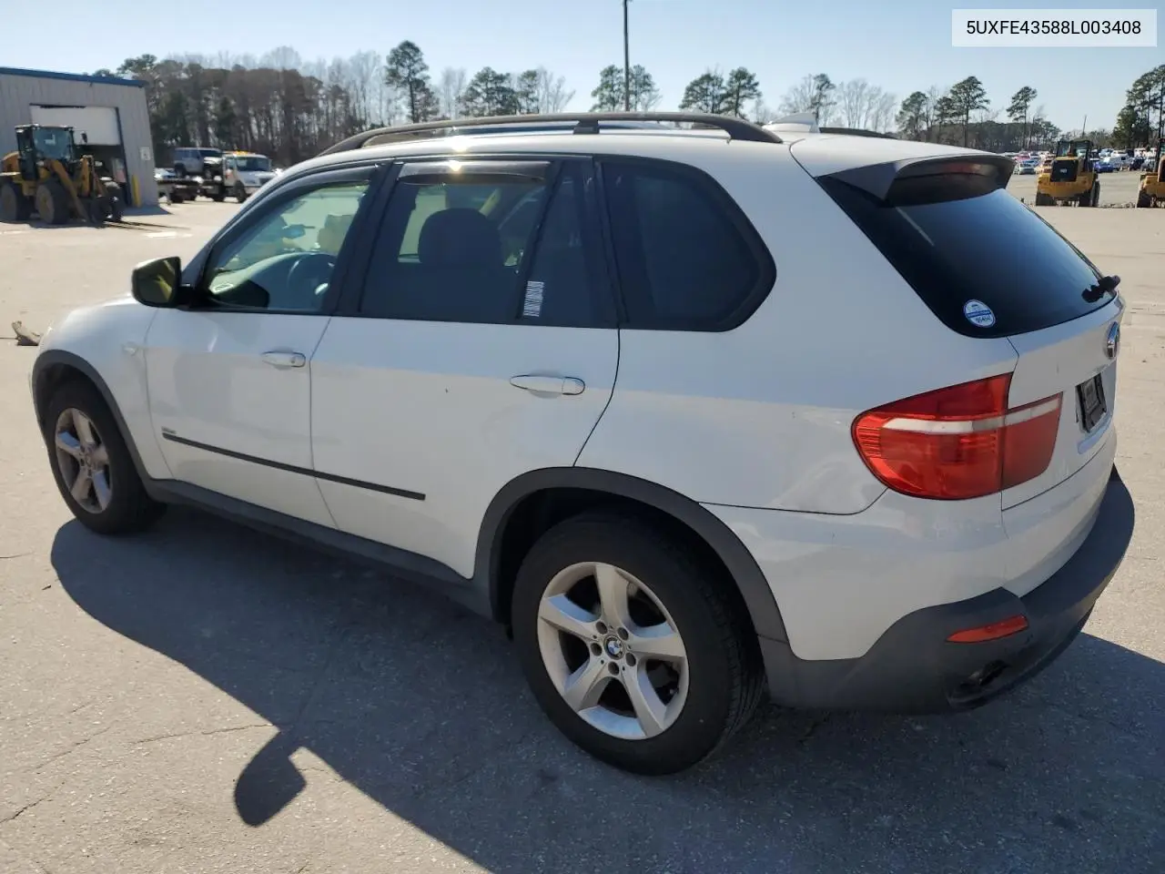 2008 BMW X5 3.0I VIN: 5UXFE43588L003408 Lot: 48843005