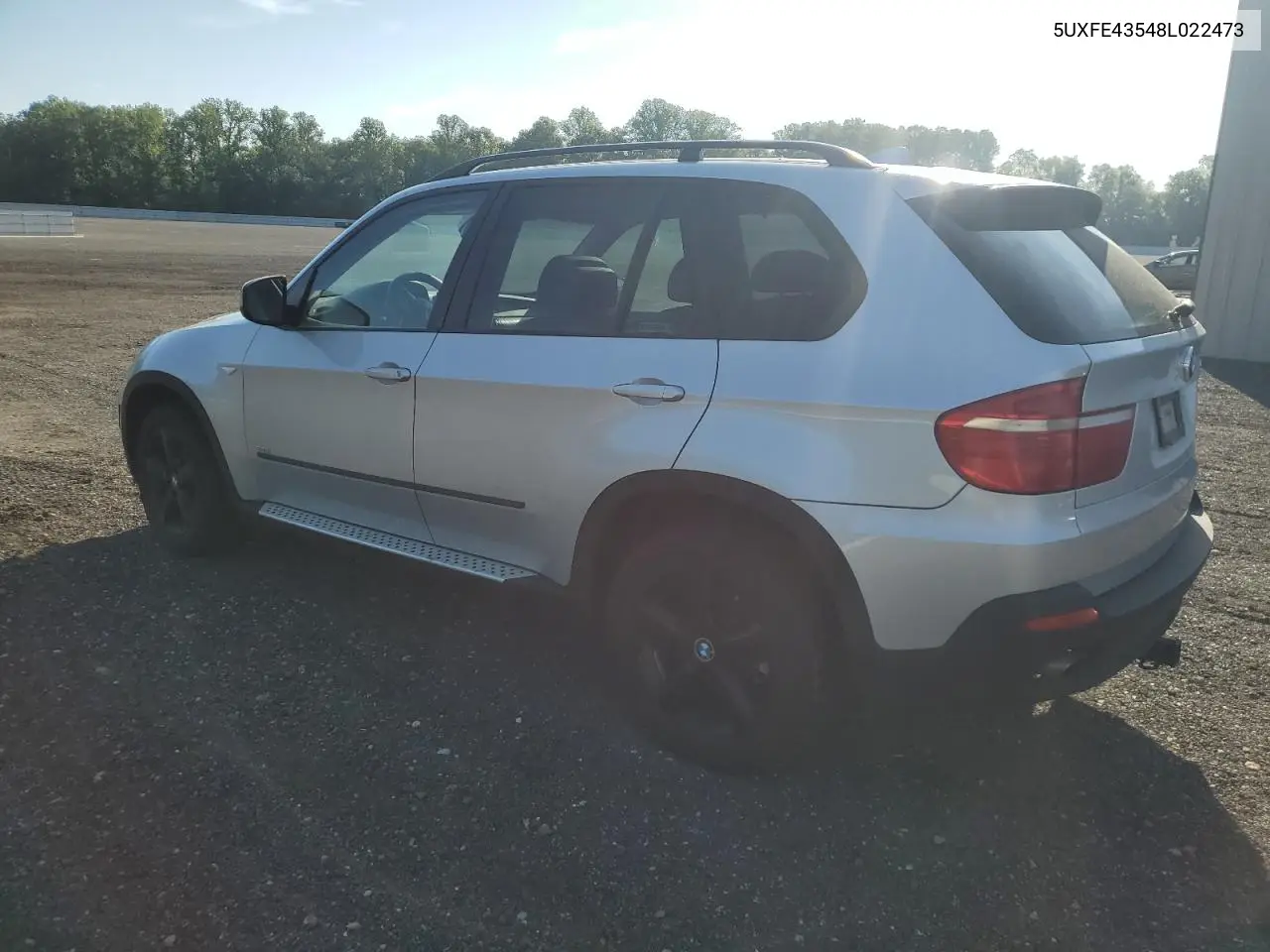 2008 BMW X5 3.0I VIN: 5UXFE43548L022473 Lot: 56577005
