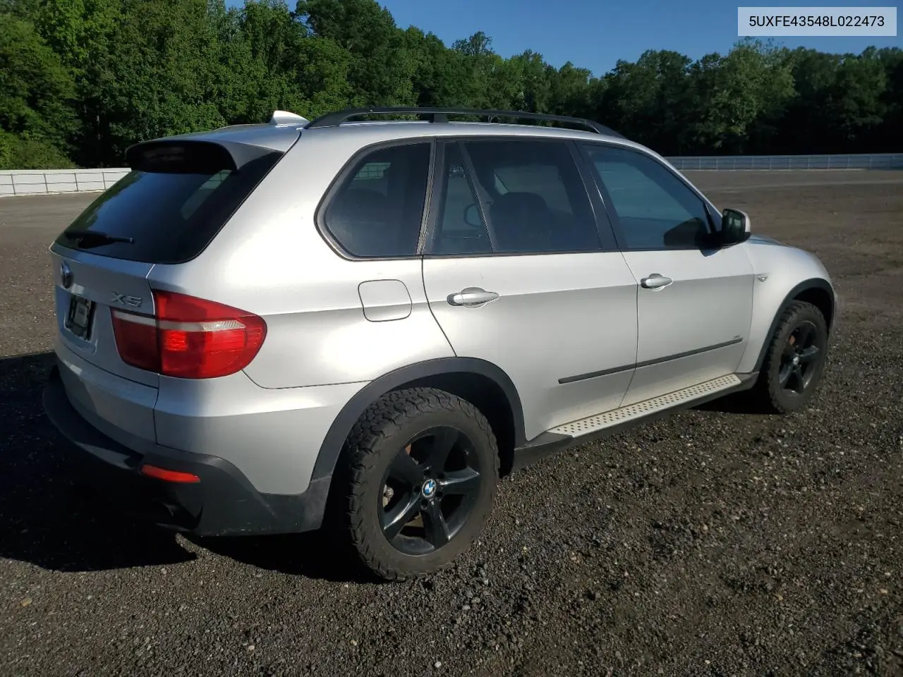 2008 BMW X5 3.0I VIN: 5UXFE43548L022473 Lot: 56577005