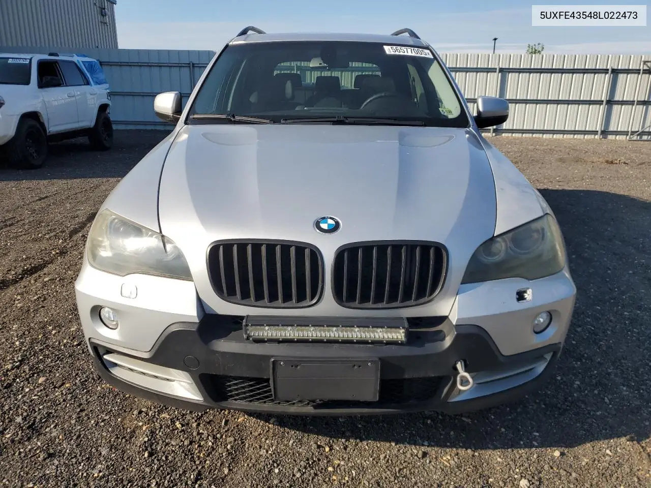 2008 BMW X5 3.0I VIN: 5UXFE43548L022473 Lot: 56577005