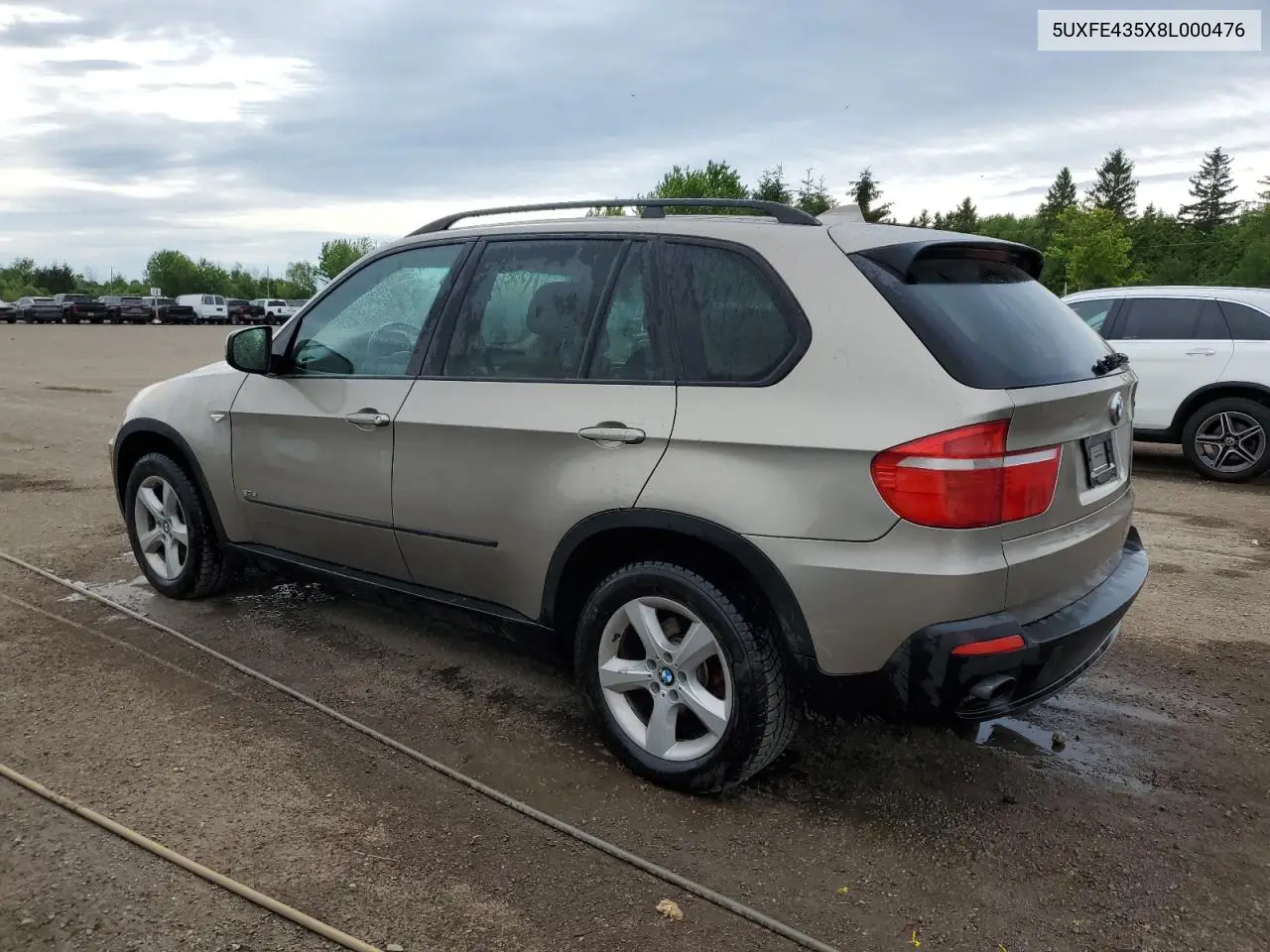 2008 BMW X5 3.0I VIN: 5UXFE435X8L000476 Lot: 61091675