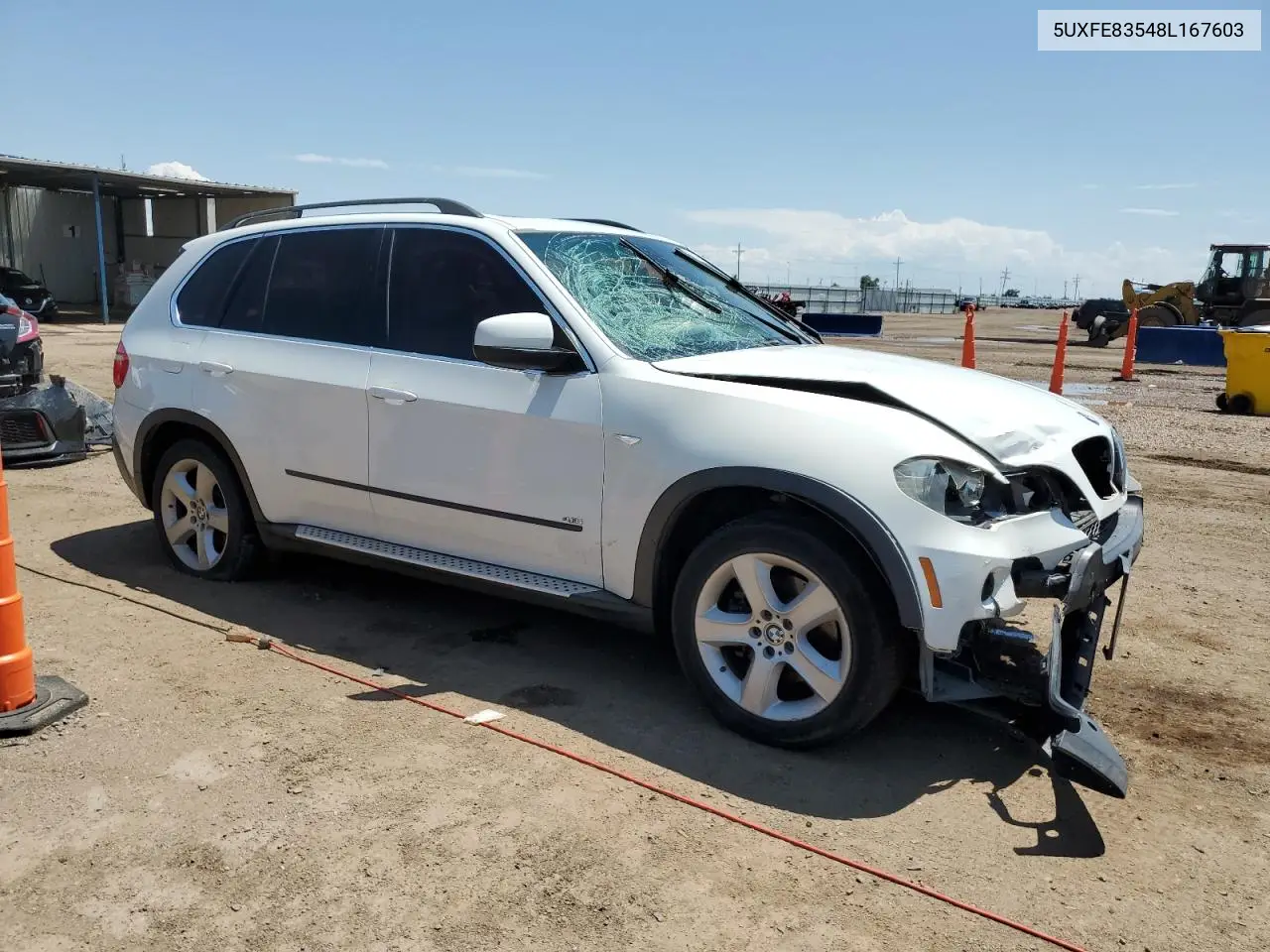 2008 BMW X5 4.8I VIN: 5UXFE83548L167603 Lot: 62662425