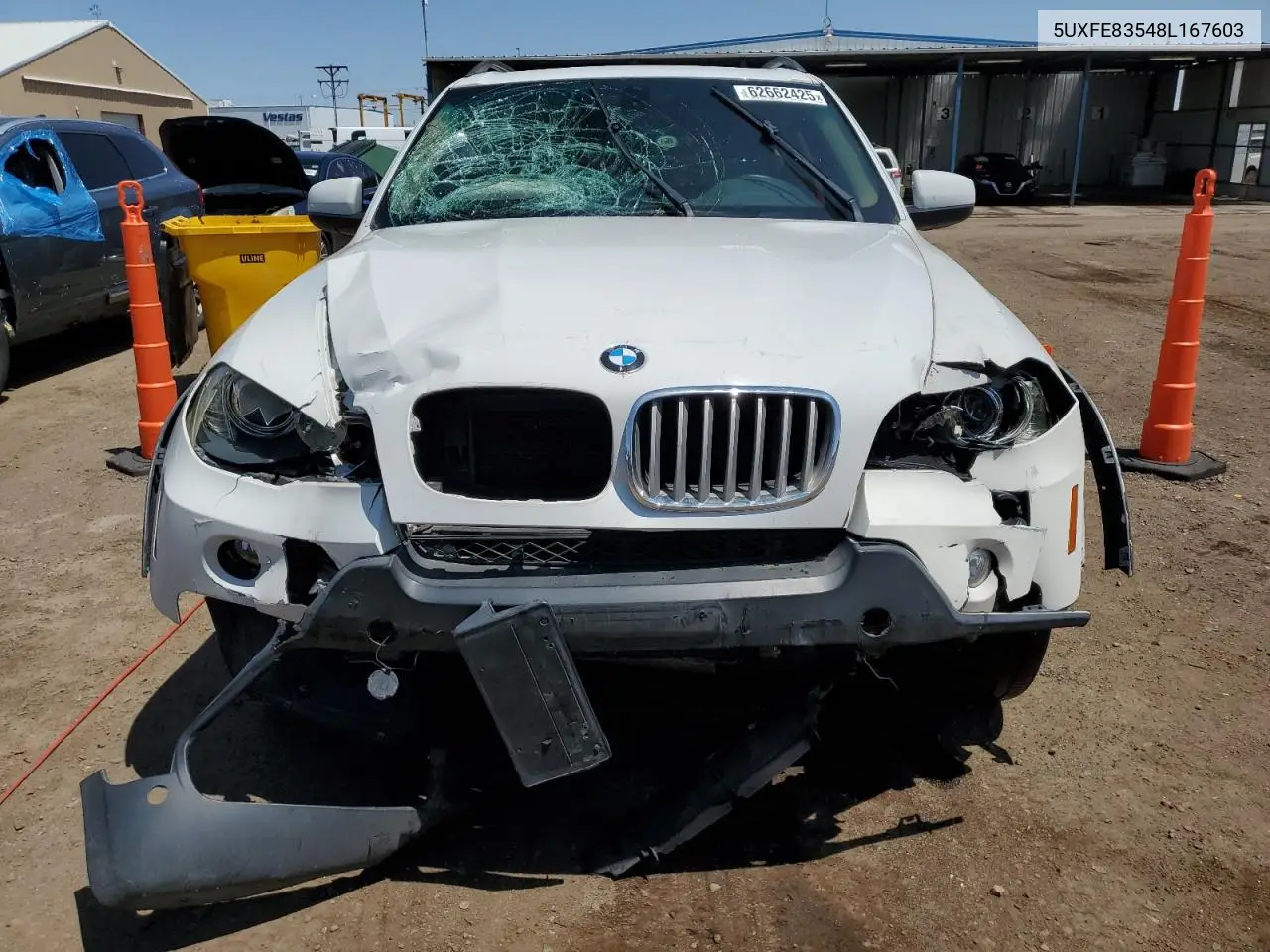 2008 BMW X5 4.8I VIN: 5UXFE83548L167603 Lot: 62662425