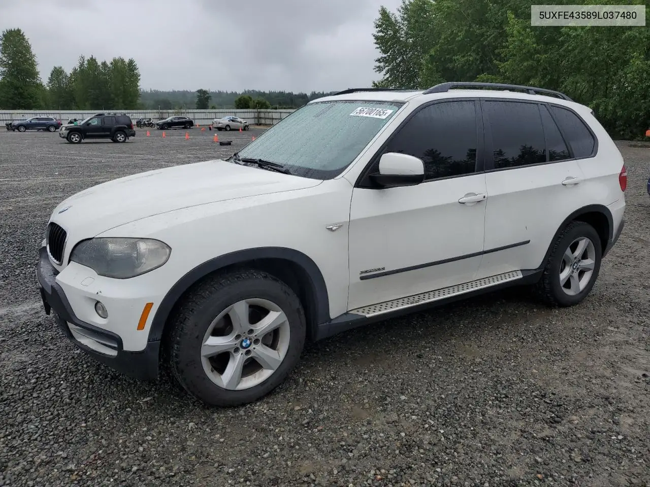 2009 BMW X5 xDrive30I VIN: 5UXFE43589L037480 Lot: 56700165
