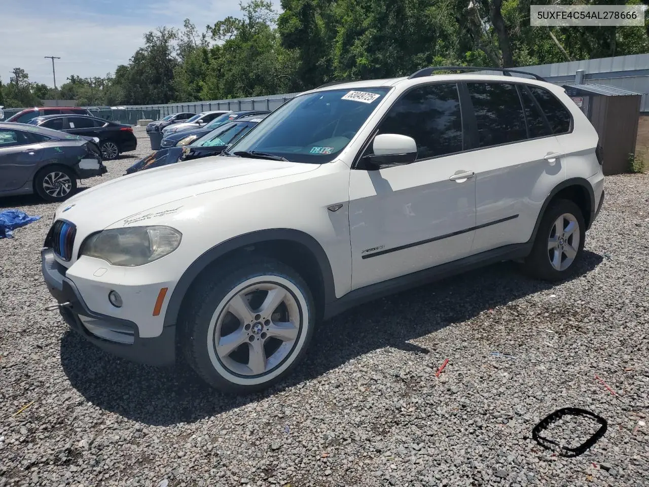 2010 BMW X5 xDrive30I VIN: 5UXFE4C54AL278666 Lot: 63049725