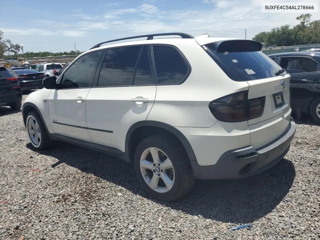 2010 BMW X5 xDrive30I VIN: 5UXFE4C54AL278666 Lot: 63049725