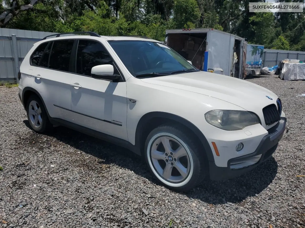 2010 BMW X5 xDrive30I VIN: 5UXFE4C54AL278666 Lot: 63049725