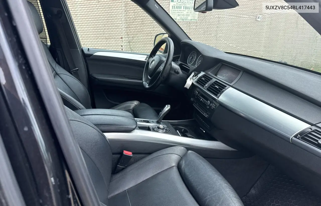 2011 BMW X5 xDrive50I VIN: 5UXZV8C54BL417443 Lot: 56929135