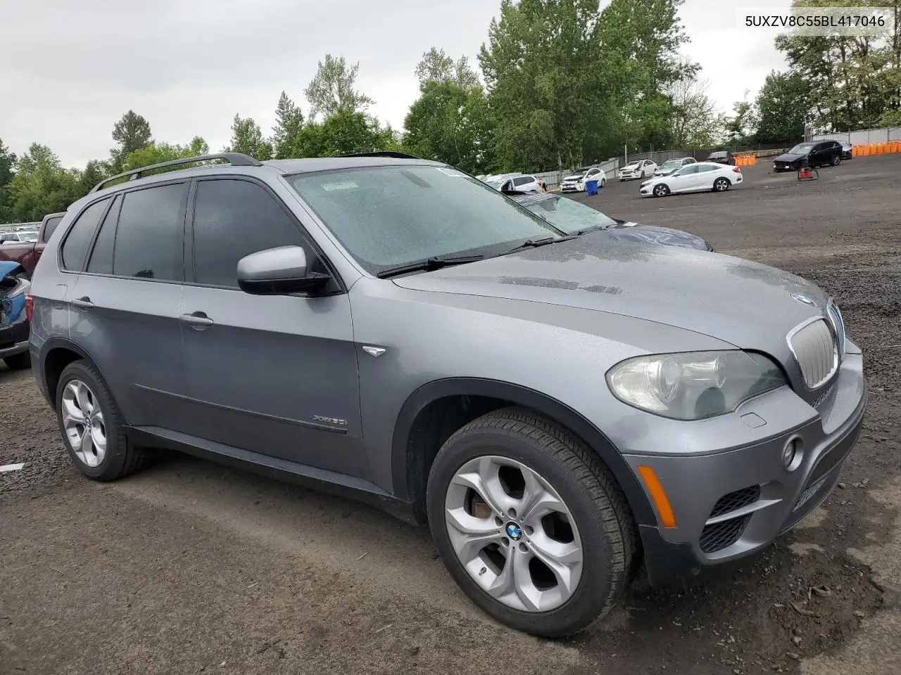 2011 BMW X5 xDrive50I VIN: 5UXZV8C55BL417046 Lot: 57145395