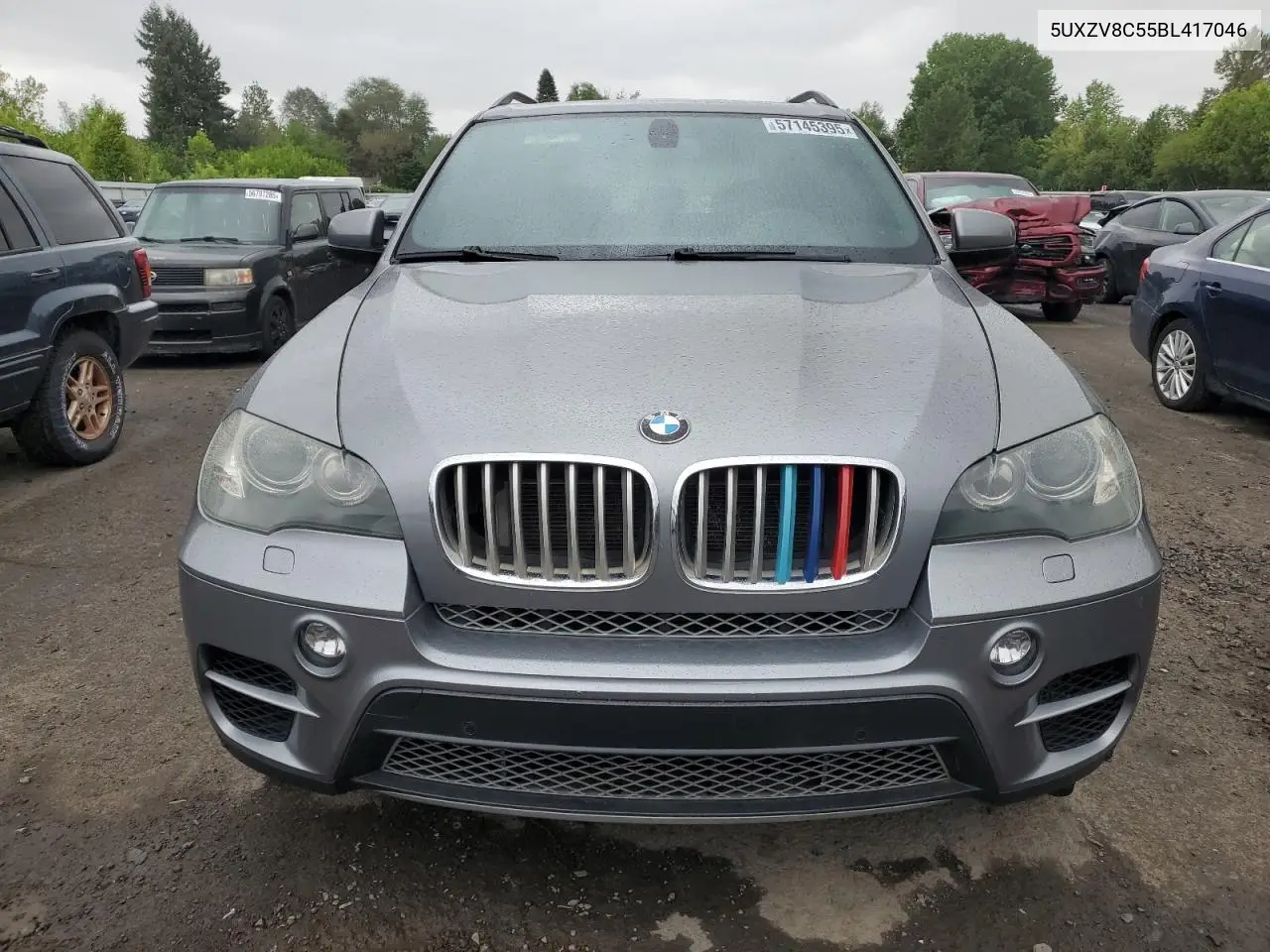 2011 BMW X5 xDrive50I VIN: 5UXZV8C55BL417046 Lot: 57145395