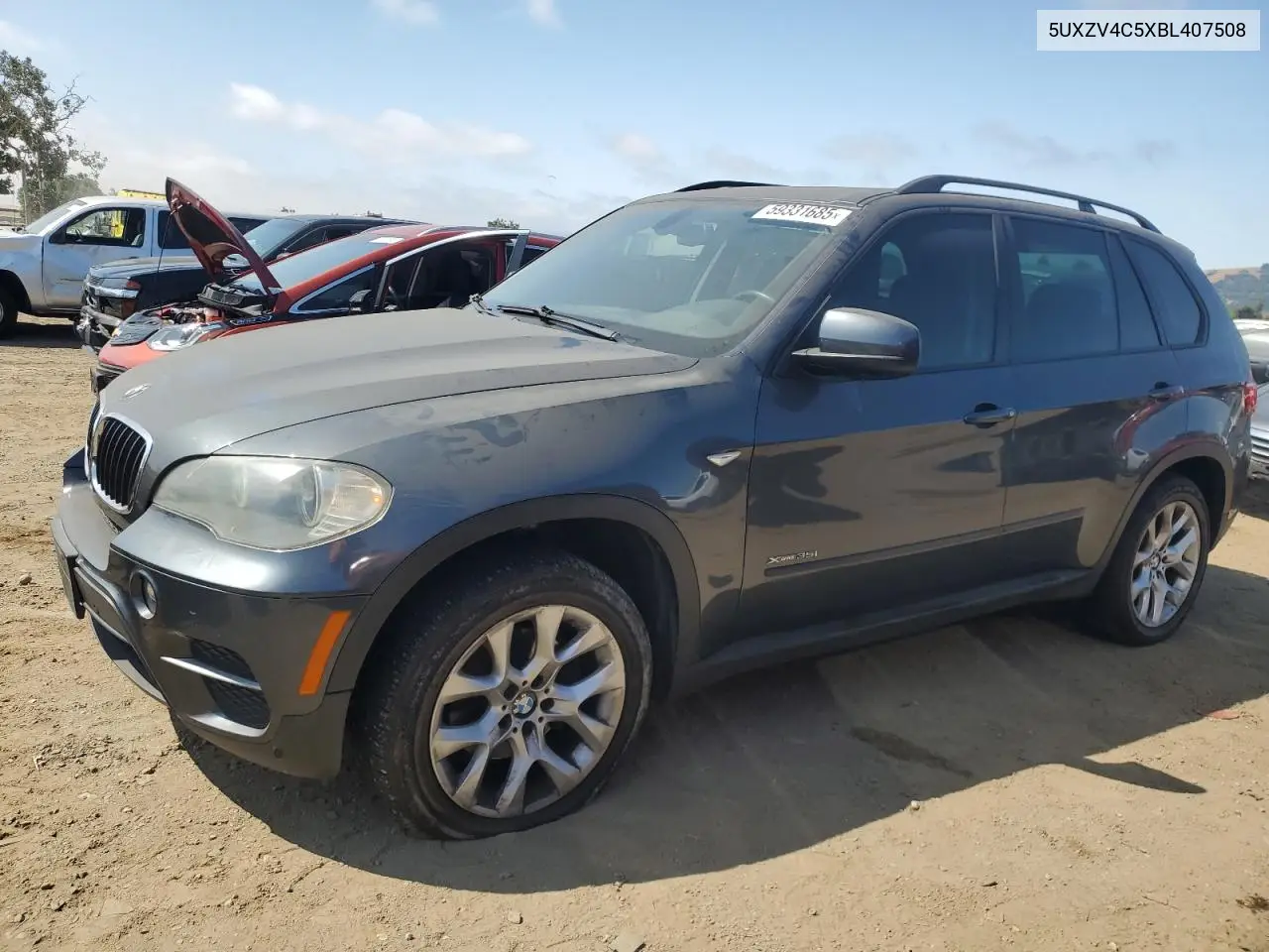 2011 BMW X5 xDrive35I VIN: 5UXZV4C5XBL407508 Lot: 59331685